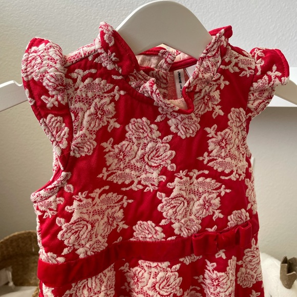 Janie and Jack Red Floral Dress - Picture 8 of 8